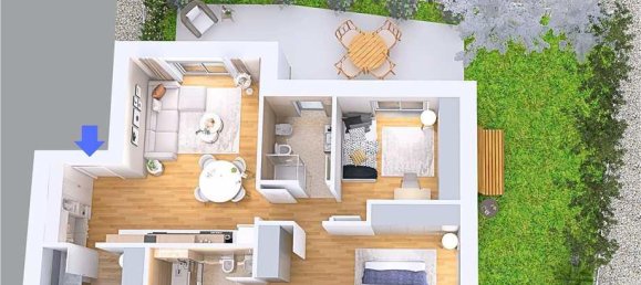 3-Zimmer Wohnung in Castelli Calepio, Italy, Nr. 116879 3