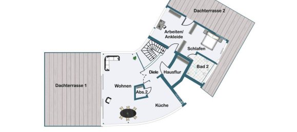 5 rooms Penthouse in Potsdam, Germany No. 329084 19