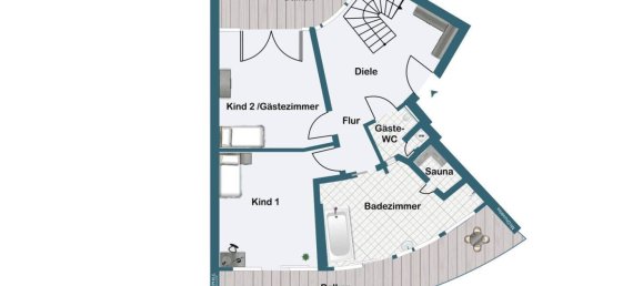 5 rooms Penthouse in Potsdam, Germany No. 329084 20