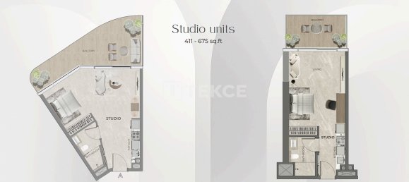 Apartamento T2 em Dubai, UAE N.º 122753 25