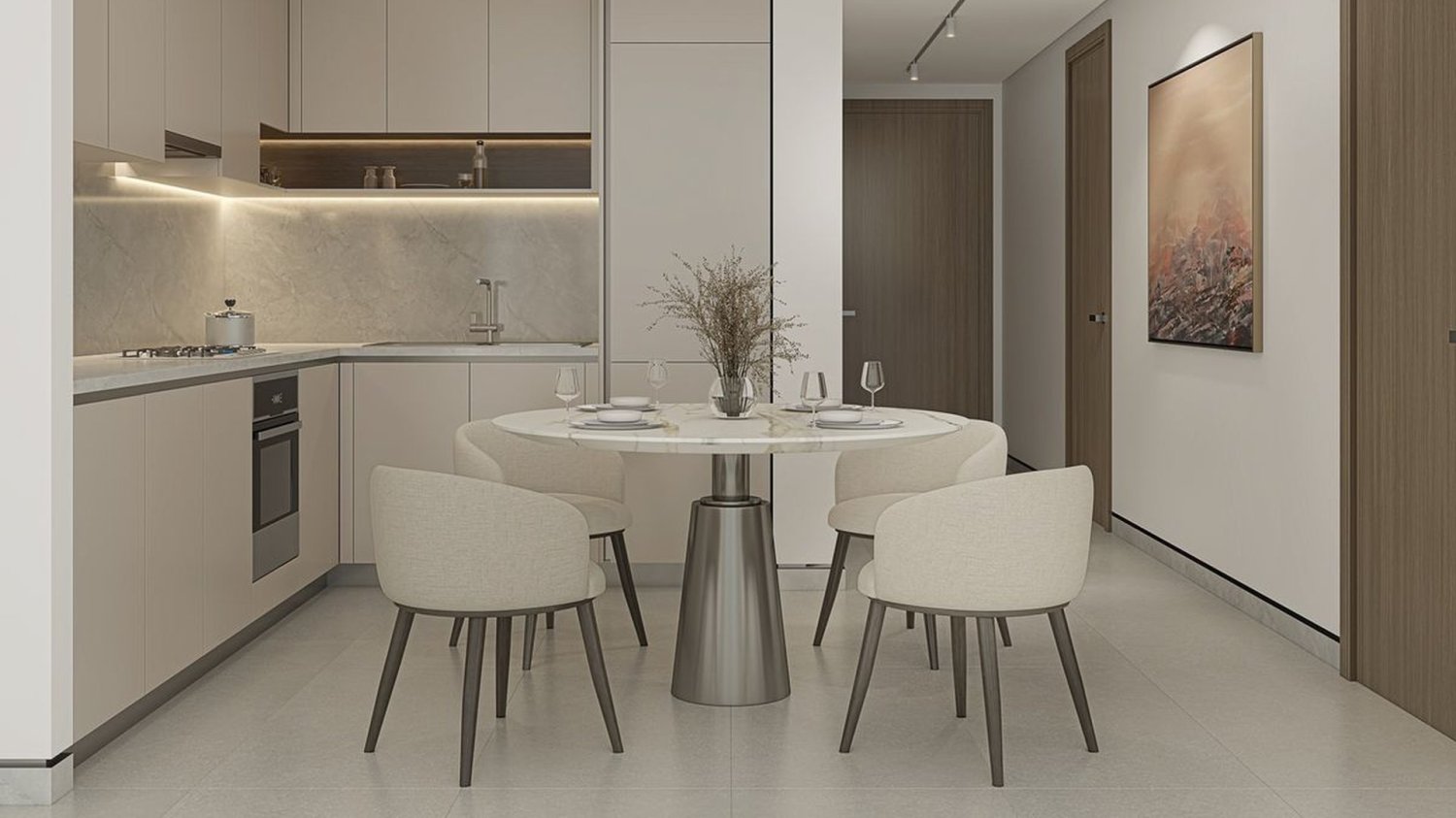 Apartamento de 1 dormitorio en SKYSCAPE AURA, Nadd Al Sheba, UAE No. 62779