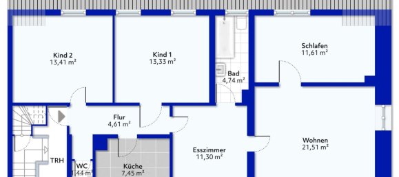 Apartamento T3 em Baden-Wurttemberg, Germany N.º 93459 14