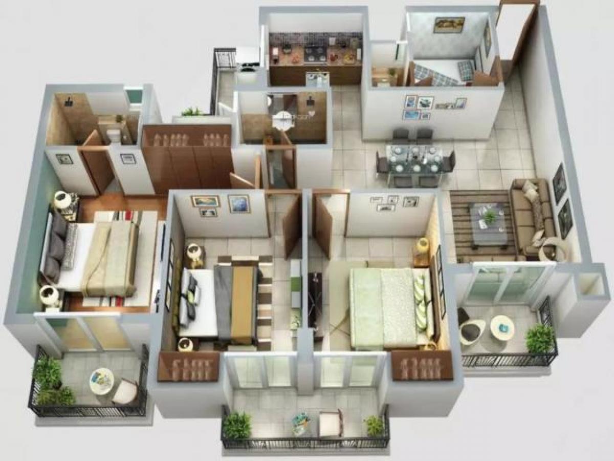 3 bedrooms House in Noida, India No. 67997