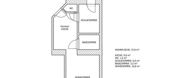 2 rooms Apartment in Penzing, Austria No. 174521 17