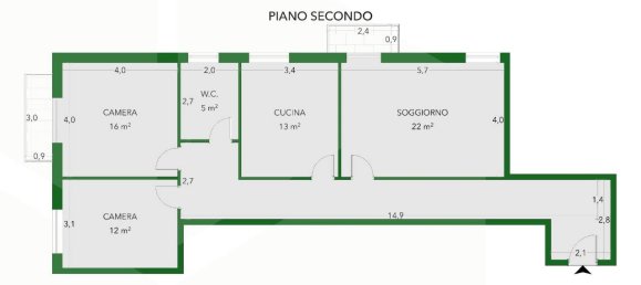 Apartamento de 4 divisões em Bologna, Italy N.º 18930 3