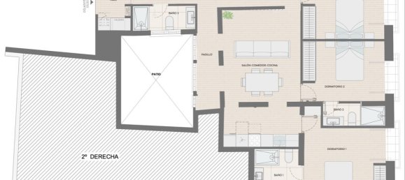 Apartamento T2 em Madrid, Spain N.º 127761 8