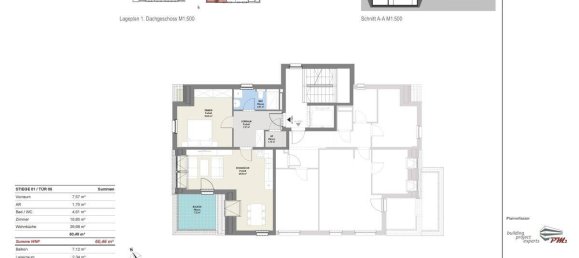 Apartamento T1 em Vienna, Austria N.º 161200 10