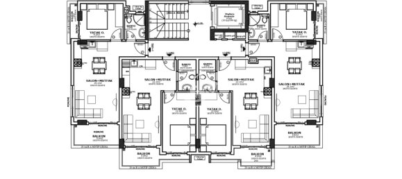 Apartamento de 1+1 en Oba, Turkey No. 4328 21
