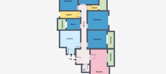 6 rooms Apartment in Rende, Italy No. 180906 30