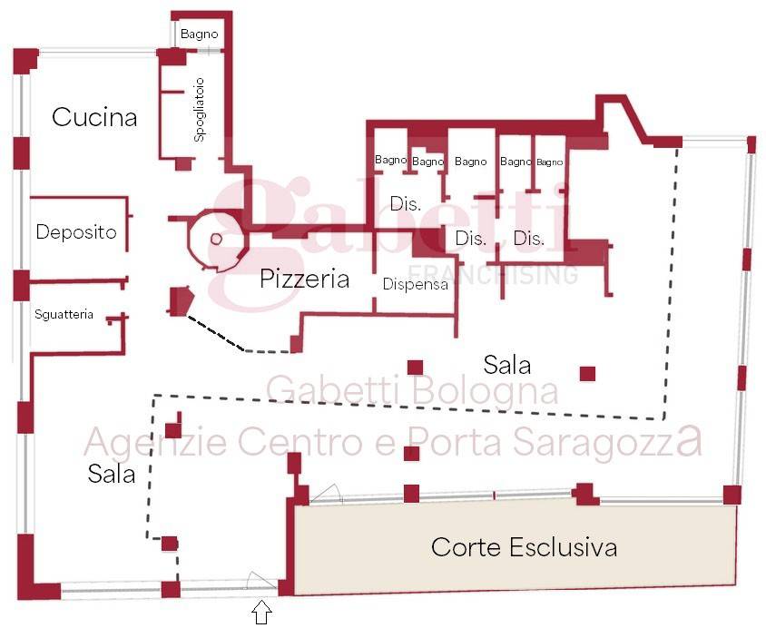 1 room Commercial property in Bologna, Italy No. 394494