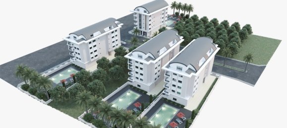 شقة 2+1 في Lotus 3 Residence, Avsallar, Turkey رقم 35218 3