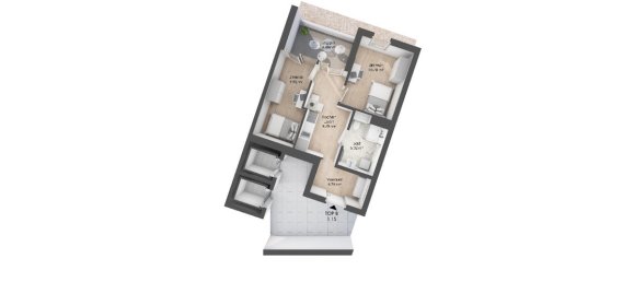 2-Zimmer Wohnung in Innsbruck-Stadt, Austria, Nr. 174890 4