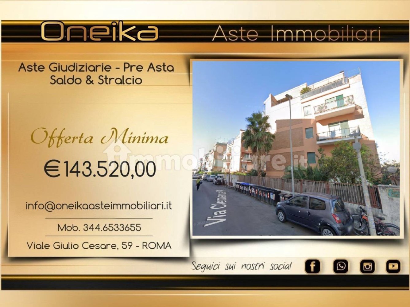 2 chambres Appartement à Rome, Italy No. 350774