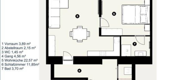 2-Zimmer Wohnung in Rudolfsheim-Funfhaus, Austria, Nr. 173916 12