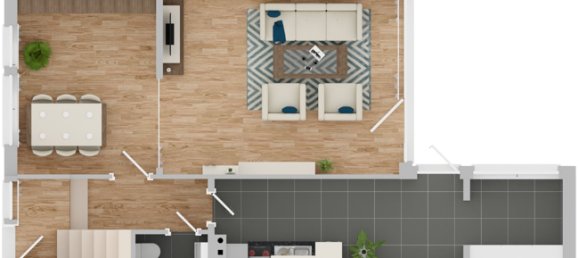 Таунхаус с 3 комнатами в Бремен, Германия № 250352 10