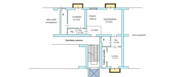 3-salle Appartement à Milan, Italy No. 265621 33