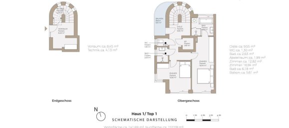 3-Zimmer Stadthaus in Wien, Austria, Nr. 158813 10