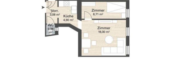 2 rooms Apartment in Rudolfsheim-Funfhaus, Austria No. 232398 15