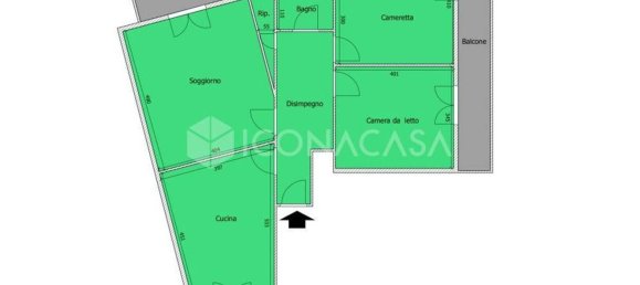 Apartamento T3 em Bari, Italy N.º 343951 24