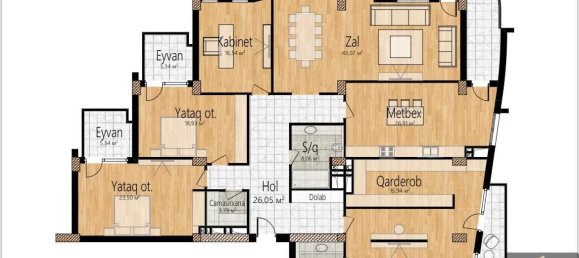 5 bedrooms Apartment in Sabail, Azerbaijan No. 1517 7