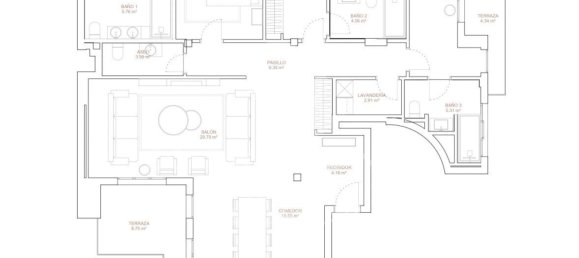 Apartamento T3 em Madrid, Spain N.º 88023 9