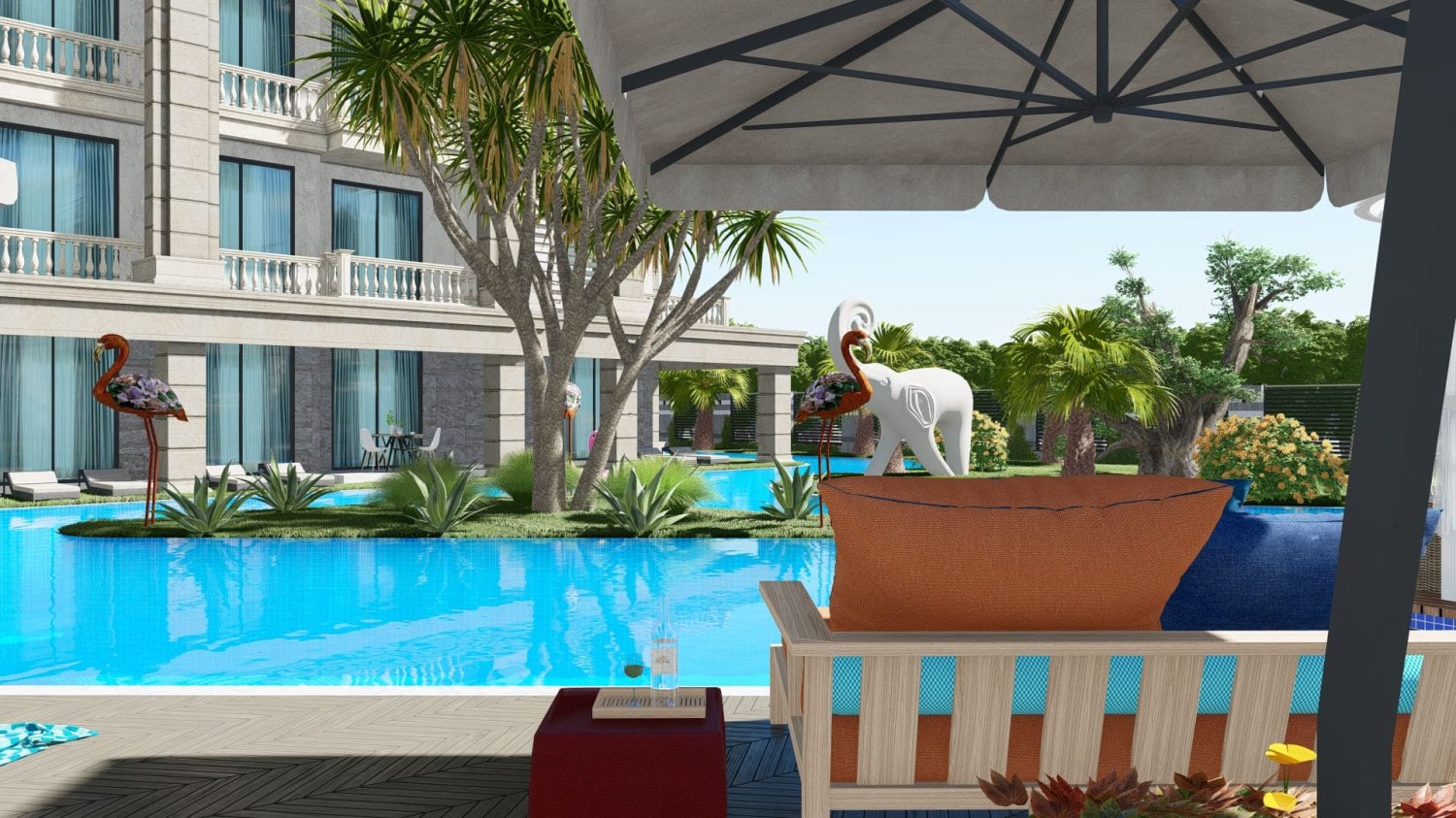 Wohnung 2+1 in Exodus Palace Residence, Alanya, Turkey, Nr. 36486