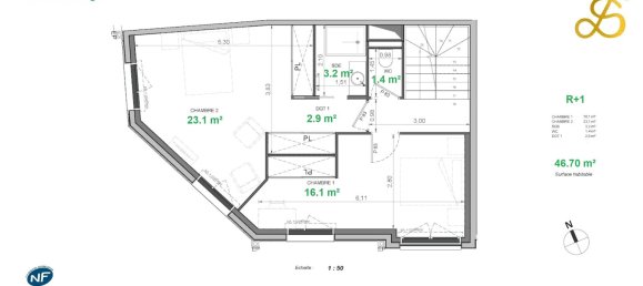 4 Schlafzimmer Wohnung in Paris, France, Nr. 112700 10