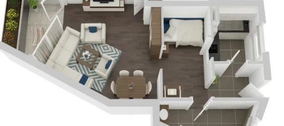 Квартира с 1 спальней в Нижняя Саксония, Германия № 309853 13