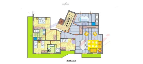 4-salle Penthouse à Malgrate, Italy No. 3259 45