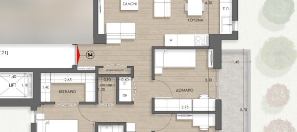 3 bedrooms Apartment in Thermi, Greece No. 1850 3