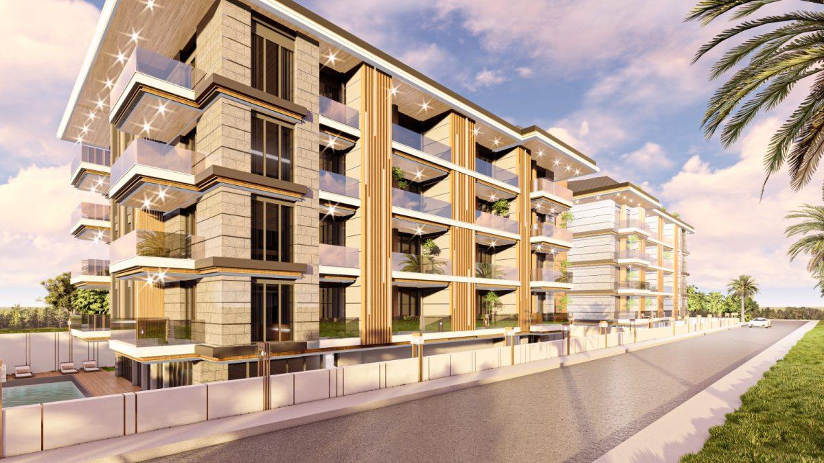 Квартира с 2 комнатами в Аланья, Турция № 43569