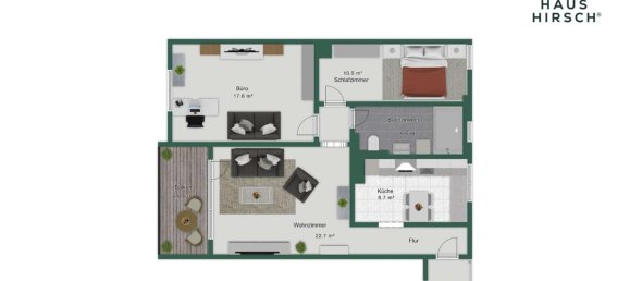 Квартира с 2 спальнями в Нойс, Германия № 288734 16