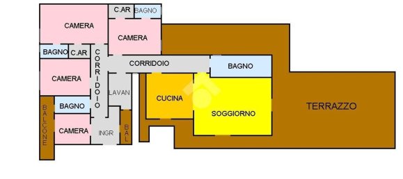 6 rooms Apartment in Casoria, Italy No. 279620 40