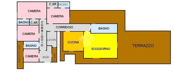 6 rooms Apartment in Casoria, Italy No. 279620 41