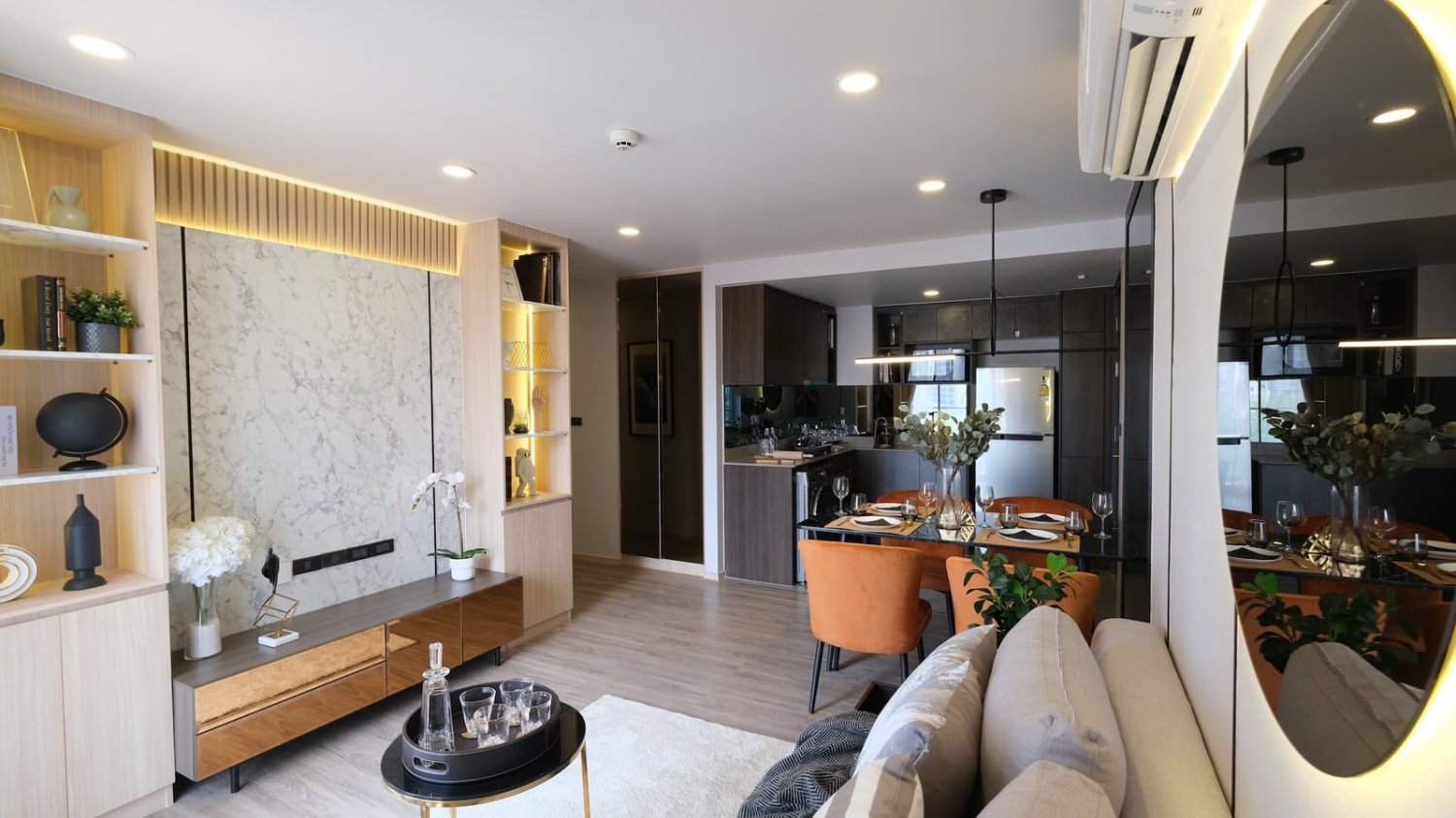 Apartamento com 2 quartos em condomínio em Bangkok, Thailand N.º 28465