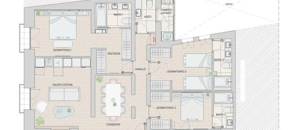 3 Schlafzimmer Wohnung in Madrid, Spain, Nr. 122929 17