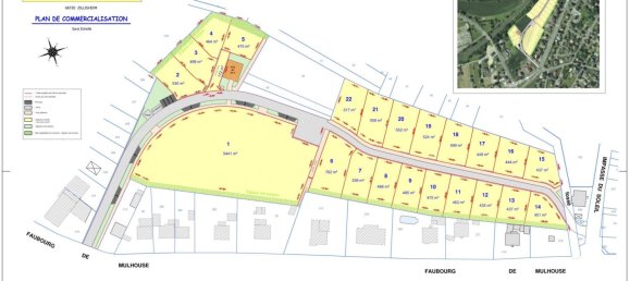 Grundstück in Zillisheim, France, Nr. 88223 2