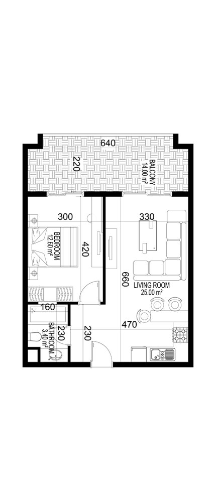 Apartamento de 1+1 en Yekta Kingdom Premium, Mahmutlar, Turkey No. 36391 1