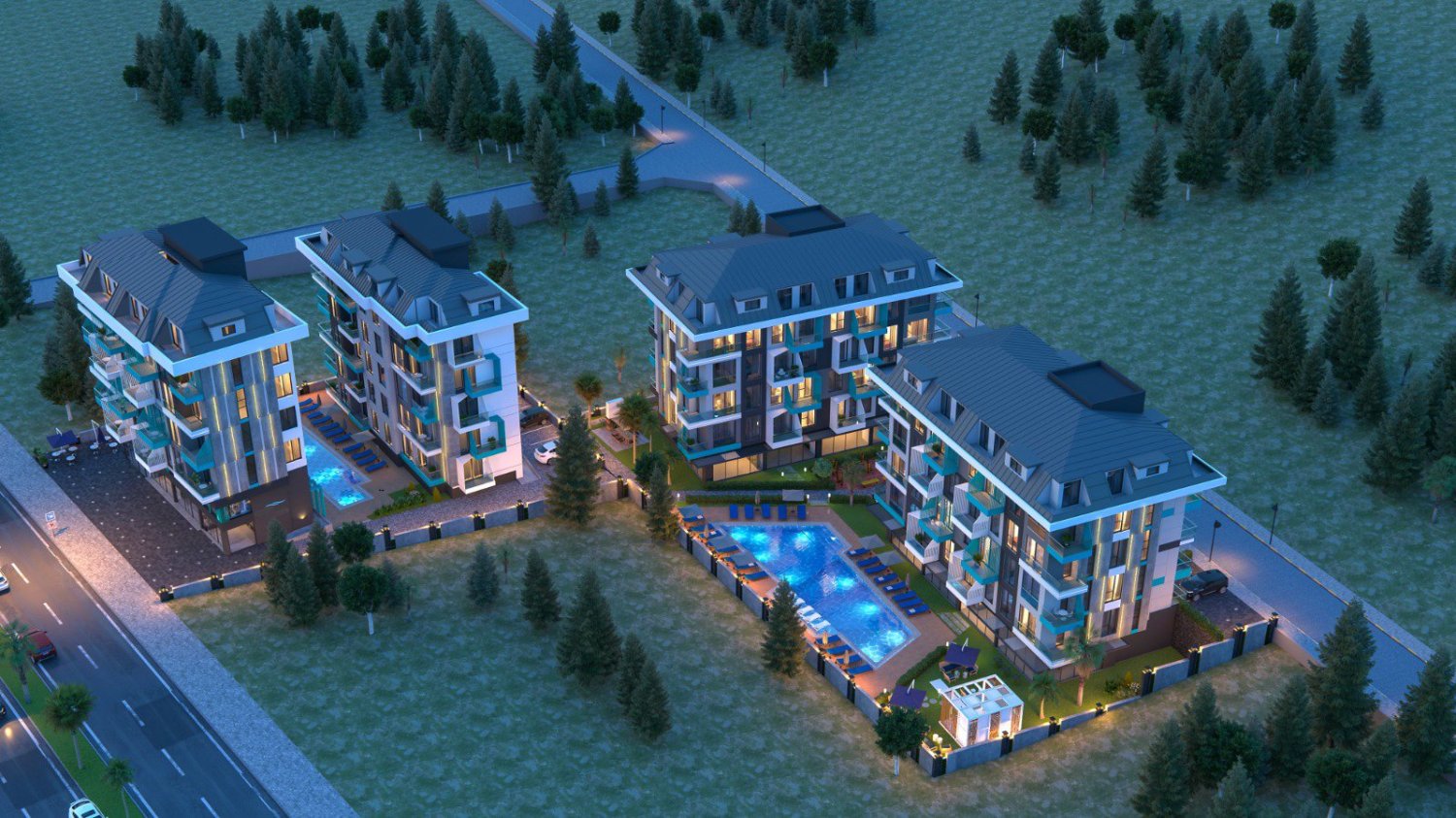 Apartment 1+1 in Alanya, Turkey No. 25414