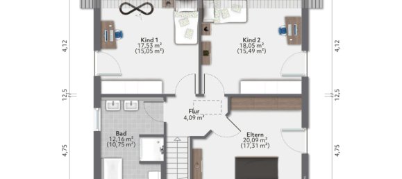 5-salle Maison à Westerwaldkreis, Germany No. 11929 21