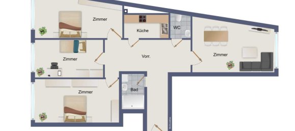 4 rooms Apartment in Vienna, Austria No. 84054 7