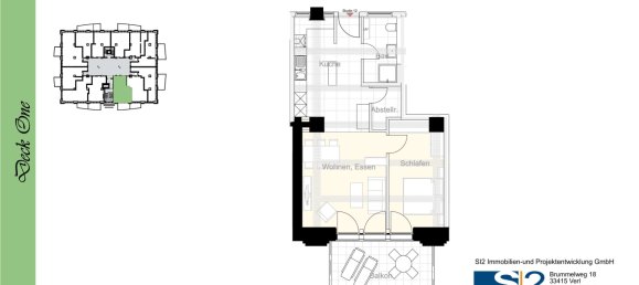 1 chambre Appartement à Dortmund, Germany No. 348884 3