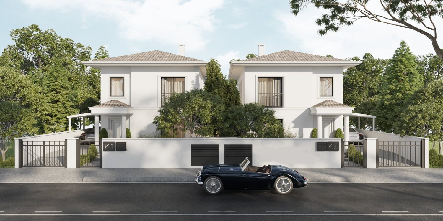 Вилла с 3 спальнями в Героскипу, Кипр № 35602