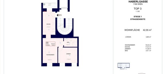 2 rooms Apartment in Ottakring, Austria No. 135148 7