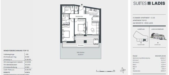 3 rooms Apartment in Ladis, Austria No. 122894 14