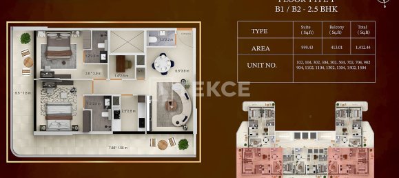 Apartamento T3 em Dubai, UAE N.º 186197 9