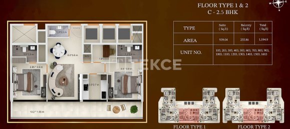 Apartamento T3 em Dubai, UAE N.º 186197 7