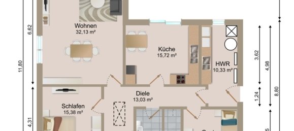 2 غرف نوم بنغالو في Schleswig-Holstein, Germany رقم 40919 31