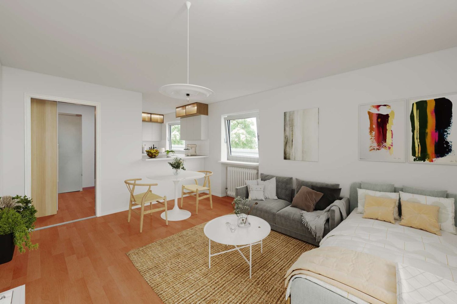 Квартира с 1 спальней в Мюнхен, Германия № 277361