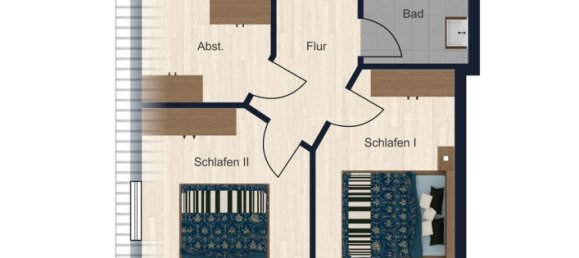 Duplex T2 em Aurich, Germany N.º 182456 19